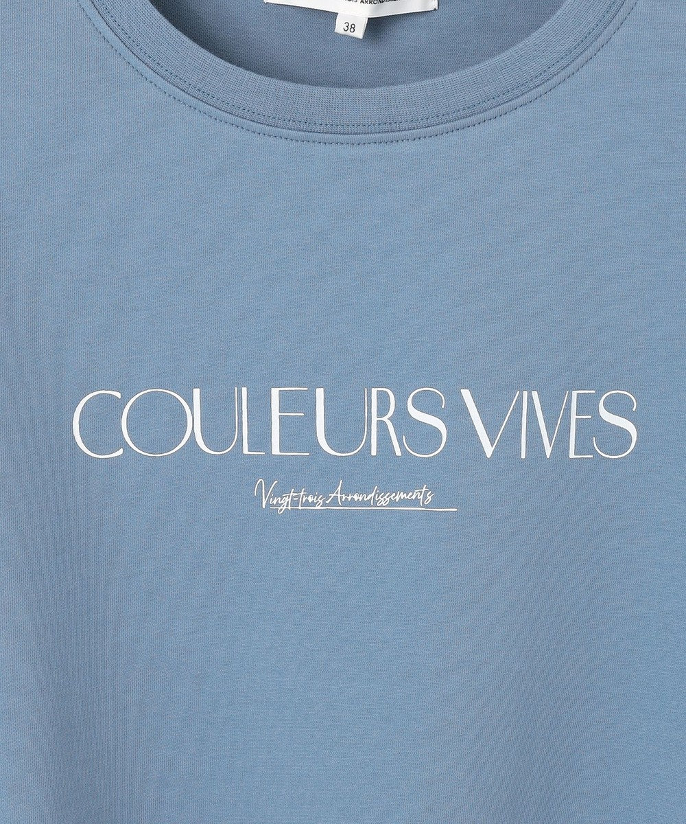 23区 【洗える】ボタニカル カラー Tシャツ 