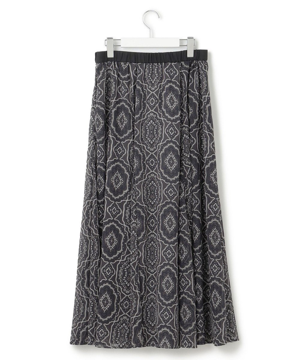 23区 S オーナメントプリント ギャザースカート 