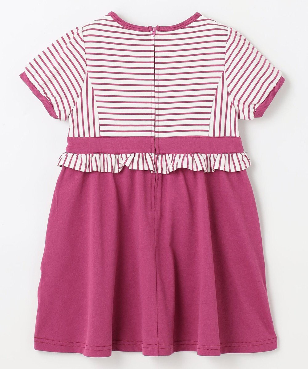 組曲 KIDS 【110-140㎝】マリンボーダー ワンピース 