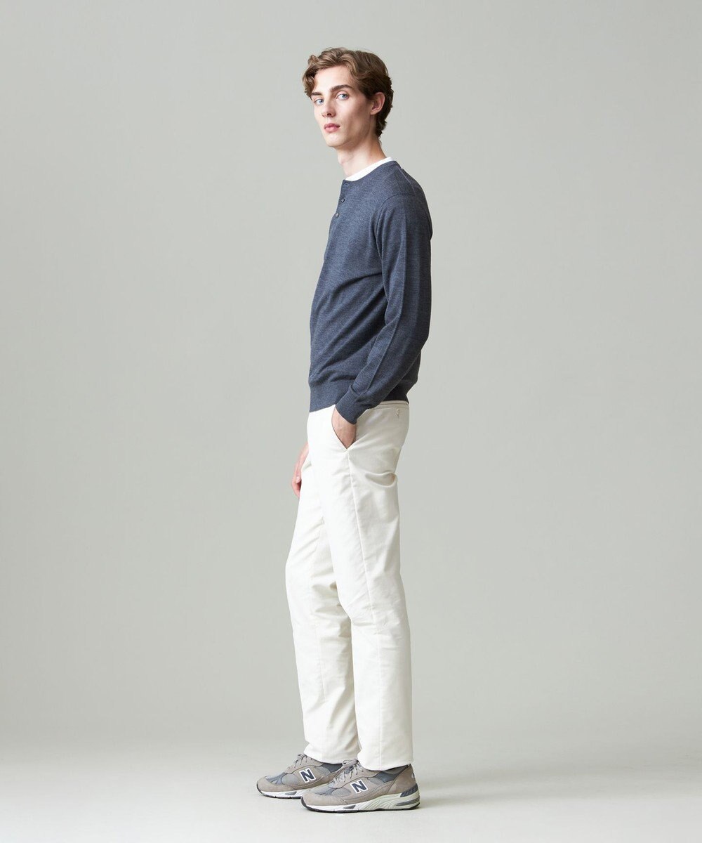 J.PRESS MEN オメガツイスト ヘンリーネックニット 