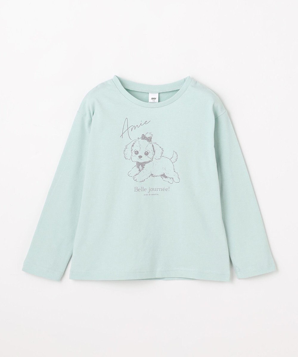 ANY KIDS 【一部店舗/WEB限定】【綿100%】プリント 長袖Tシャツ 