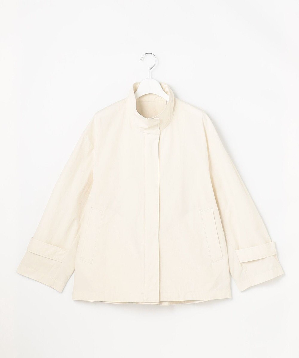自由区 【カタログ掲載・春の必需品・オンオフ使える】コットンリネンウェザーライト コート 