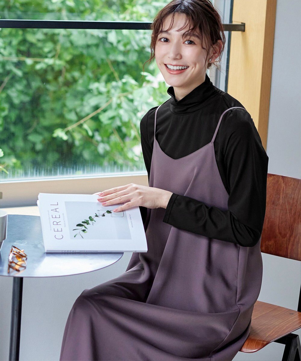 Tiaclasse 【安田美沙子さん着用・選べる4type】ハイネックカットソートップス 