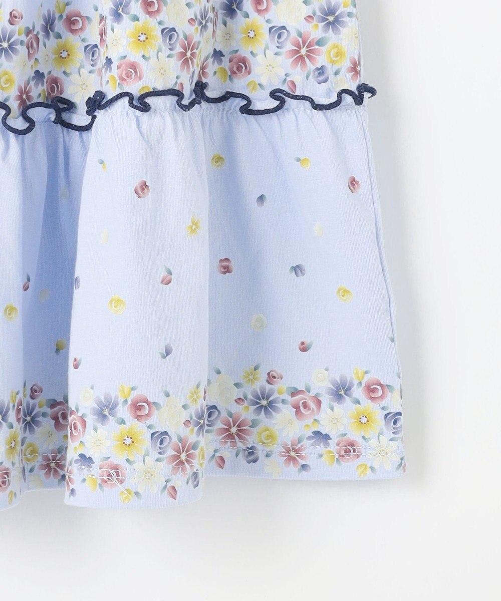 組曲 KIDS 【150-160㎝】ティアードフラワー チュニック 