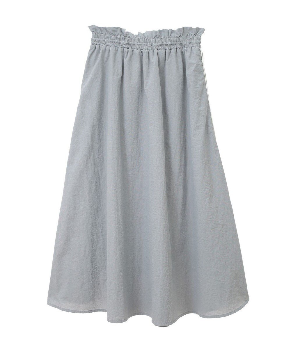 Green Parks ナイロンラインフレアスカート 