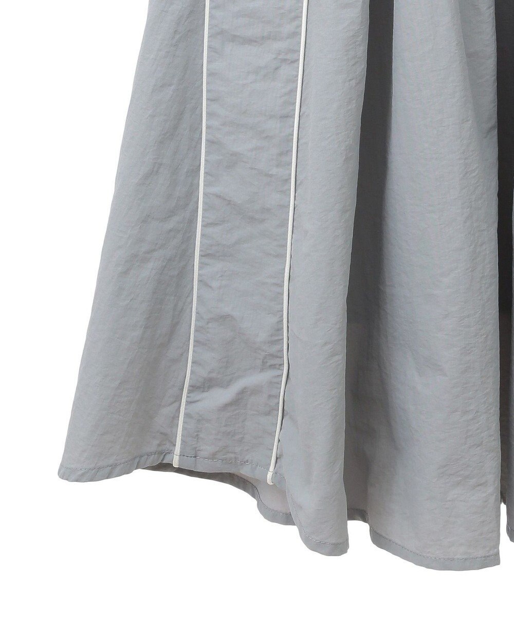 Green Parks ナイロンラインフレアスカート 