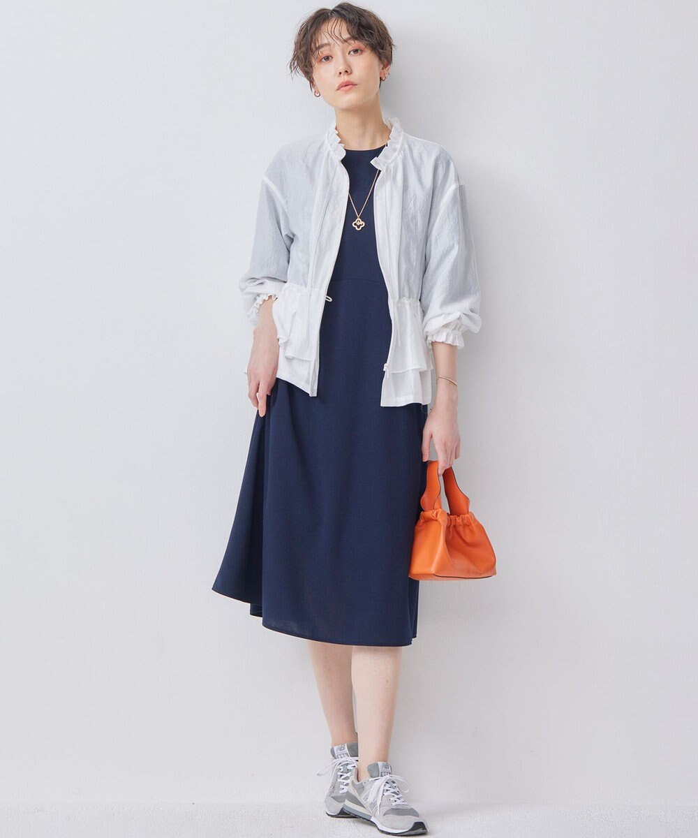 組曲 S 【洗える・シワになりにくい】シアーブルゾン 