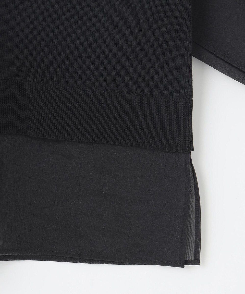 自由区 ハイツイストコットンアセテートプルオーバー ニット 