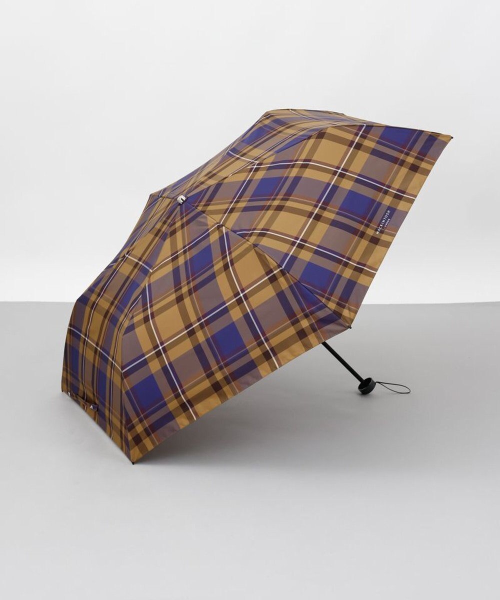 AURORA 【MACKINTOSH LONDON（マッキントッシュ ロンドン）】先染めチェック雨傘（折りたたみ傘） 
