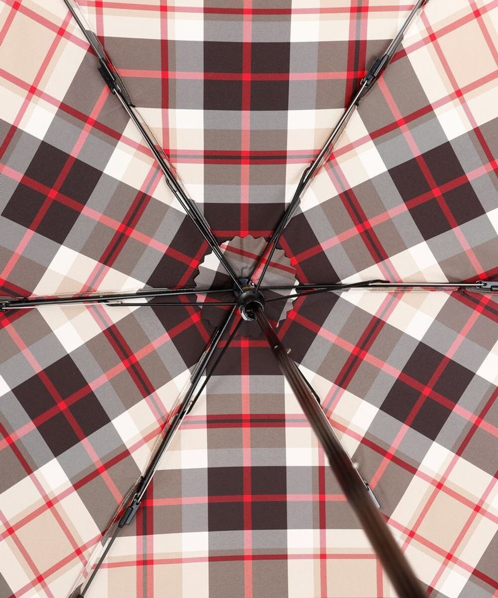 AURORA 【MACKINTOSH LONDON（マッキントッシュ ロンドン）】先染めチェック雨傘（折りたたみ傘） 