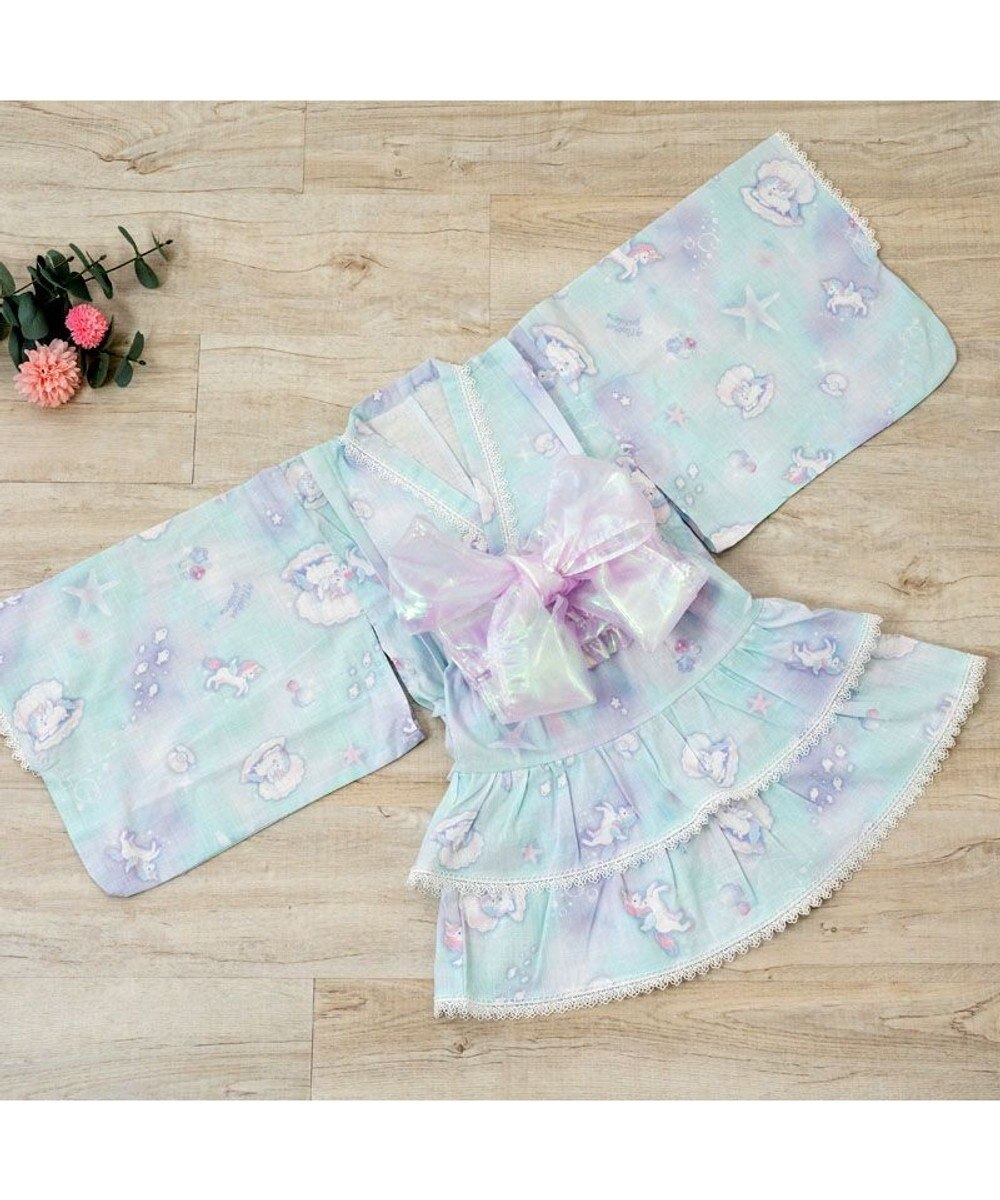 Mother garden 2025 マザーガーデン  ユニコーン 浴衣ドレス 《シェル》 95～100cm / 105～110cm 