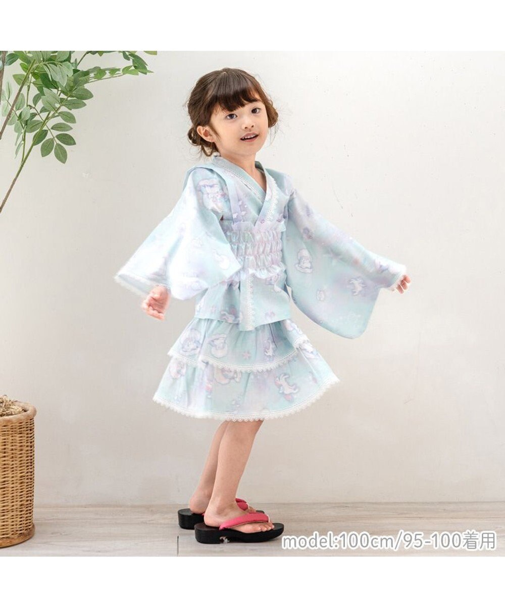 Mother garden 2025 マザーガーデン  ユニコーン 浴衣ドレス 《シェル》 95～100cm / 105～110cm 