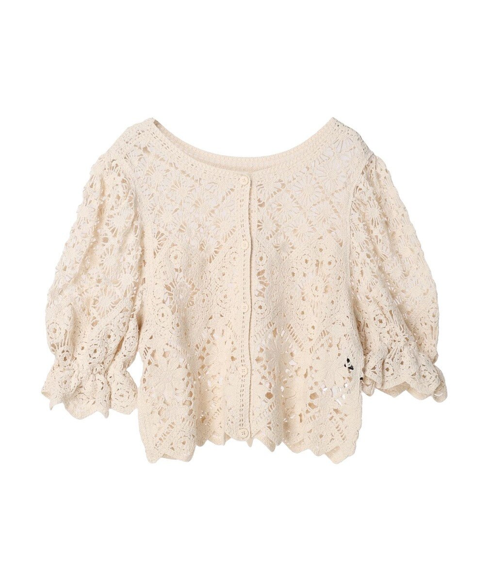 Green Parks ・ＳＵＧＡＲ　ＳＰＯＯＮ　２ｗａｙクロシェカーディガン 