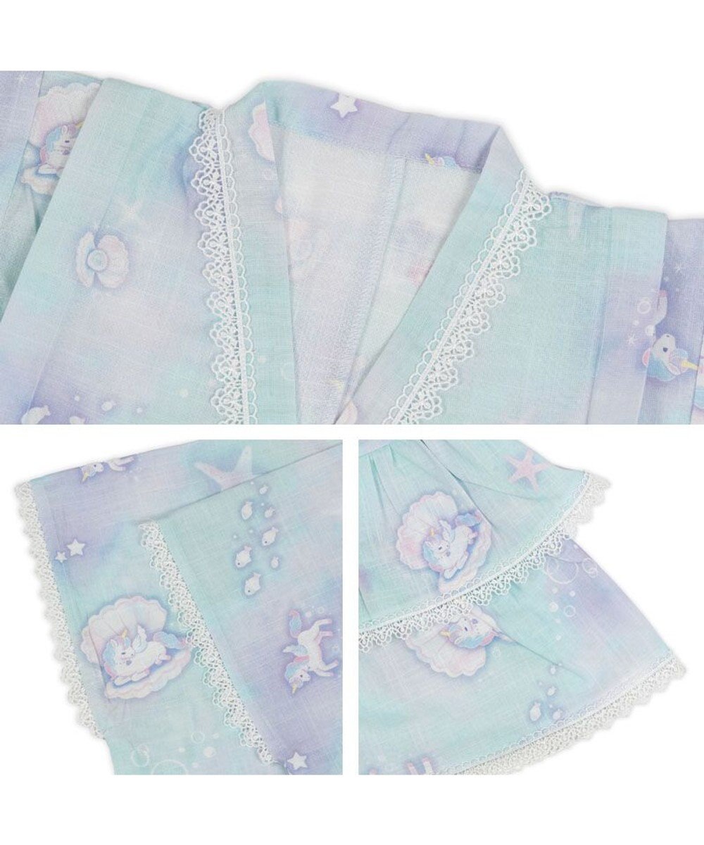 Mother garden 2025 マザーガーデン  ユニコーン 浴衣ドレス 《シェル》 95～100cm / 105～110cm 
