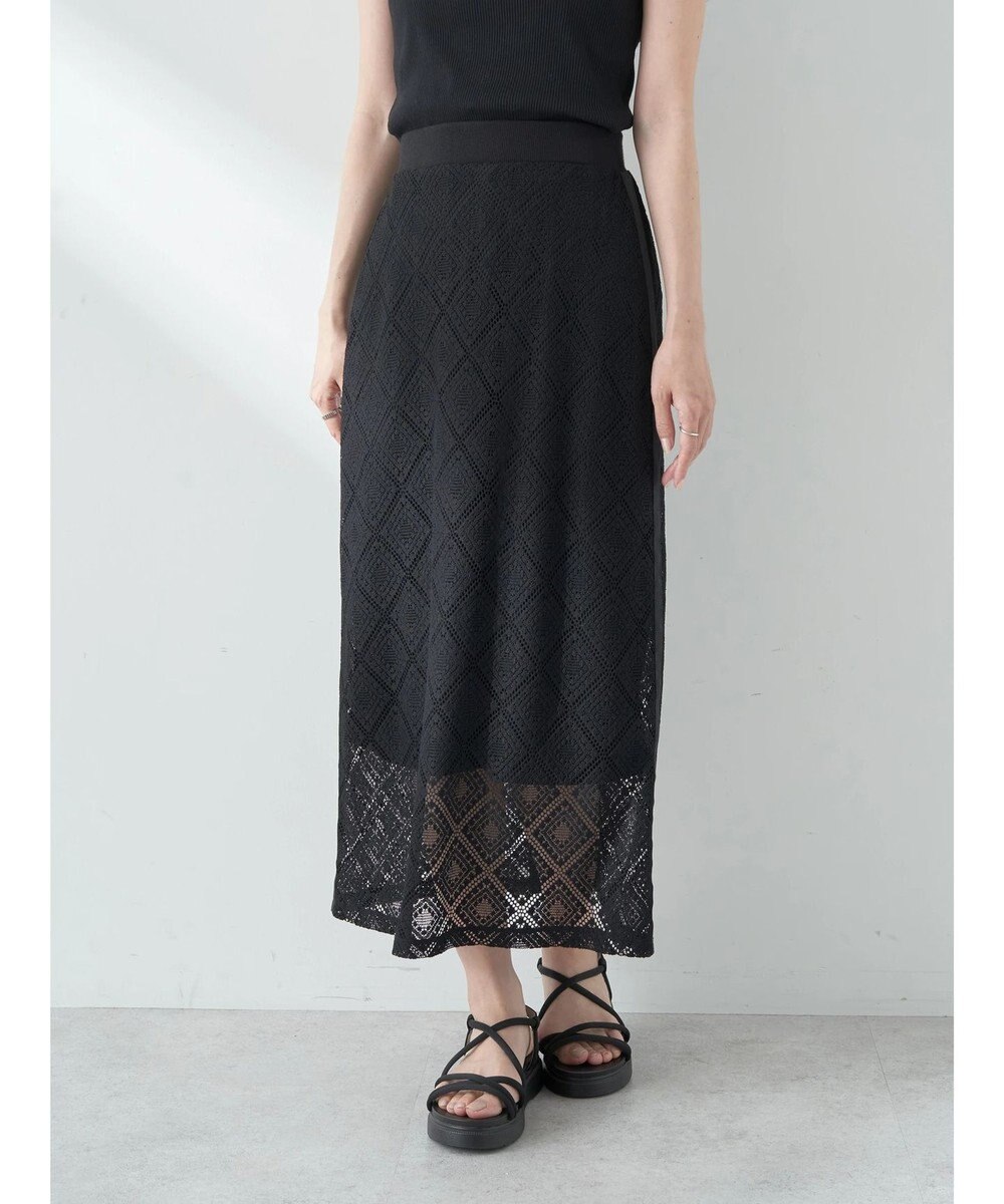 earth music&ecology モチーフナロースカート 