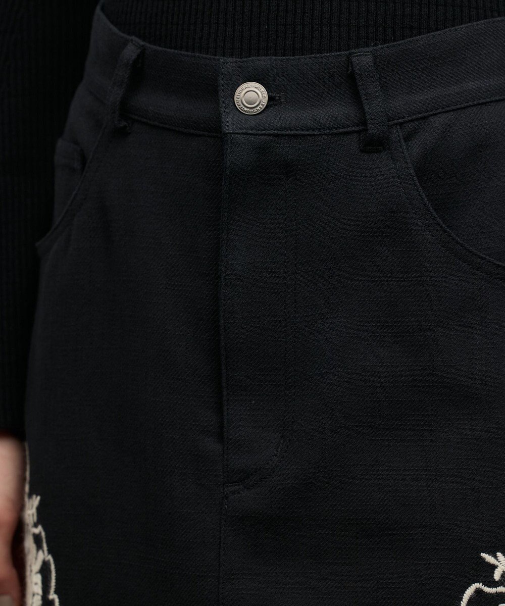 GRACE CONTINENTAL エンブロイダリータイトスカート 