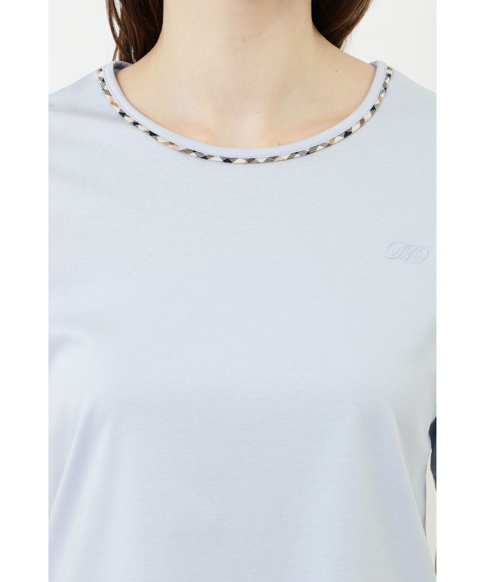 DAKS クールローレル丸首カットソー 