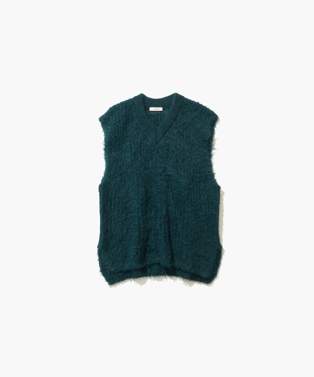 ATON ALPACA FUR | Vネックベスト 