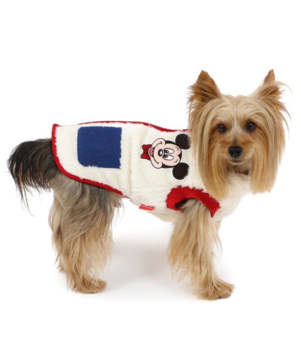 PET PARADISE ディズニー ミッキーマウス ジップベスト 《ホワイト》 小型犬 