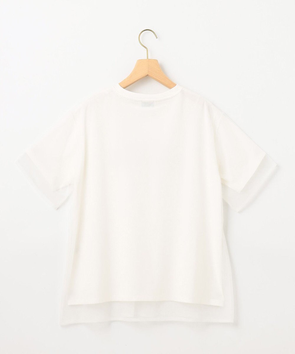 組曲 S 【WEB限定】チュールレイヤードロゴTシャツ 