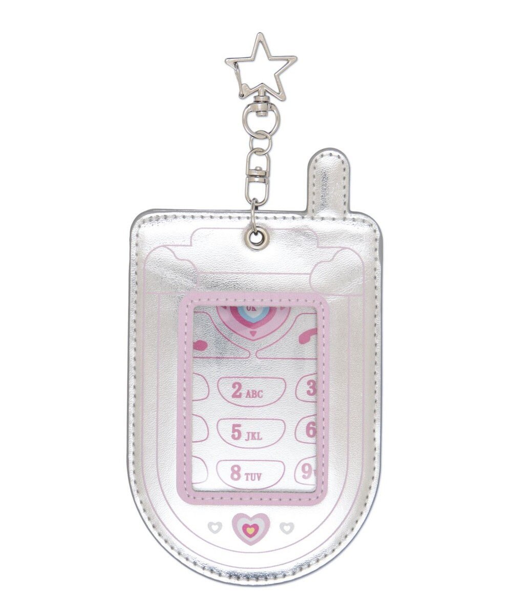 WEGO 【痛バ＆推し活グッズ】シャイニーガラケーカードホルダーキーホルダー 