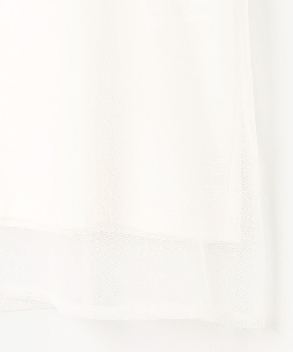 組曲 S 【WEB限定】チュールレイヤードロゴTシャツ 