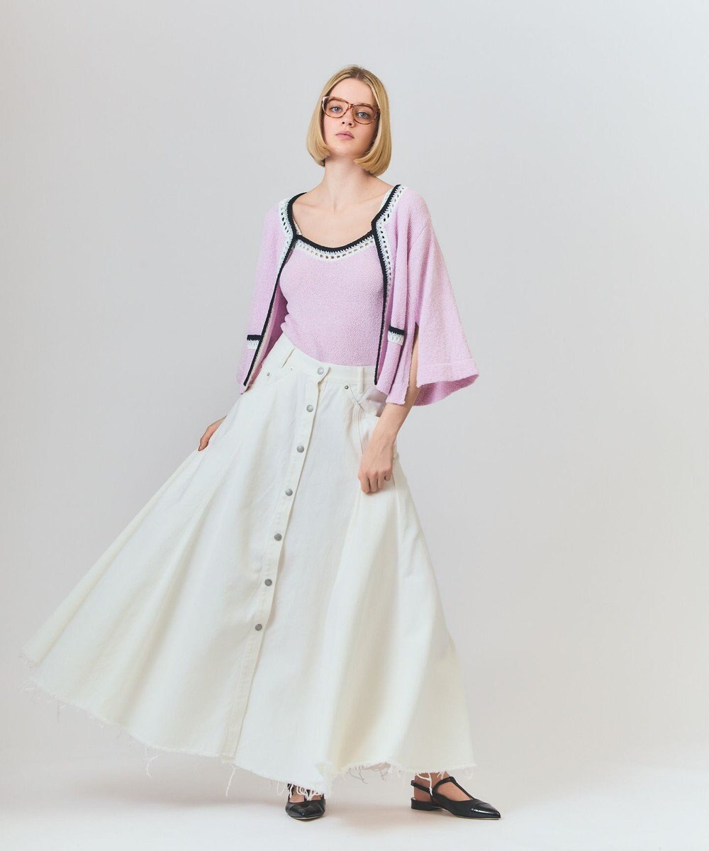 GRACE CONTINENTAL サーキュラーデニムスカート 