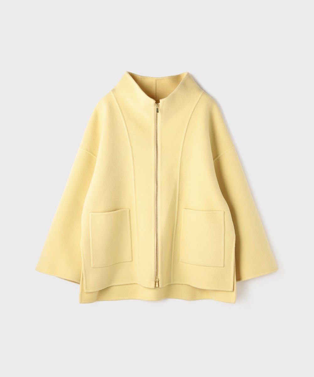 GRACE CONTINENTAL ストール付リバージップブルゾン 