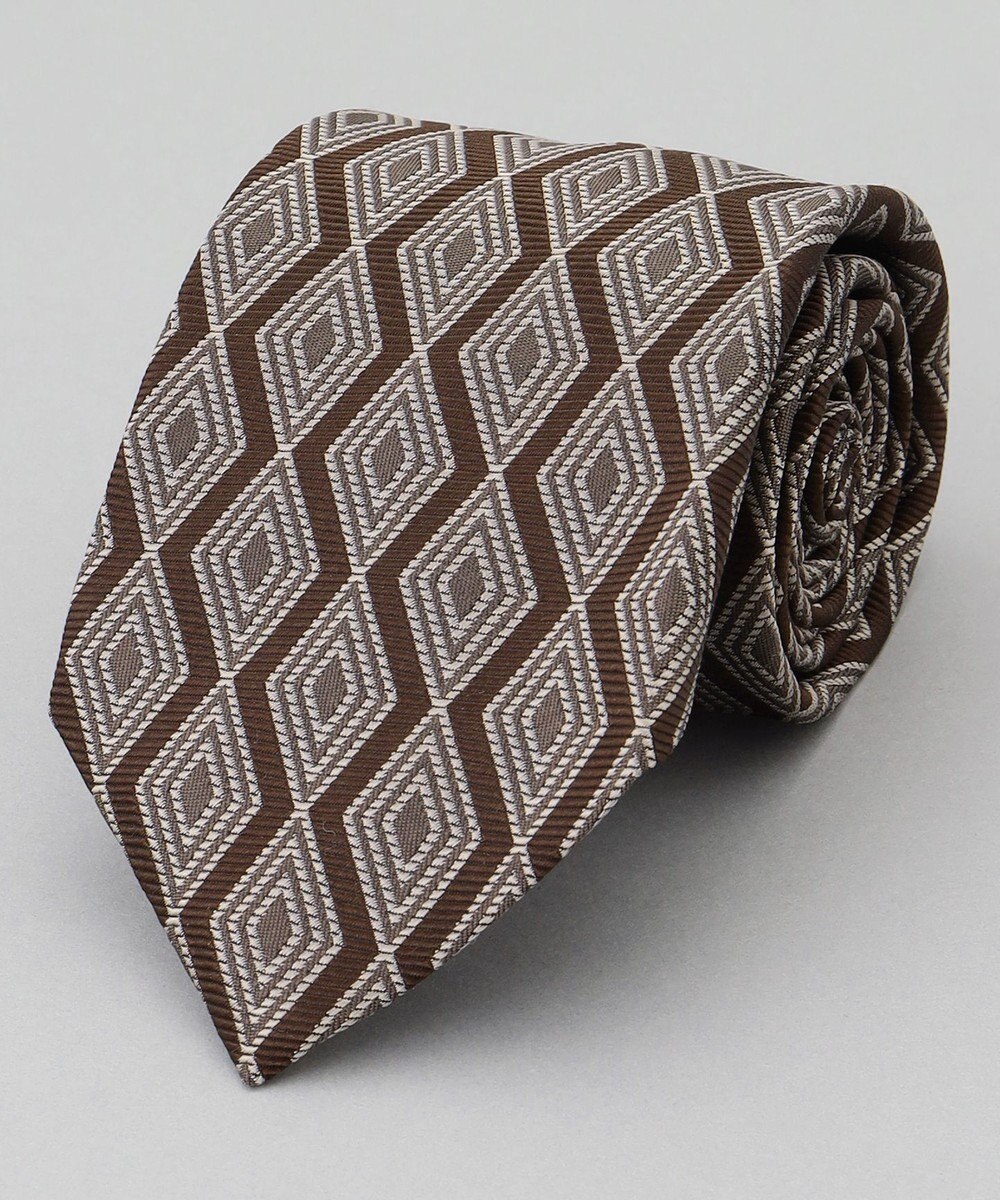 GOTAIRIKU GOTAIRIKU別注【日本製】シルク ネクタイ_ダイヤ柄 