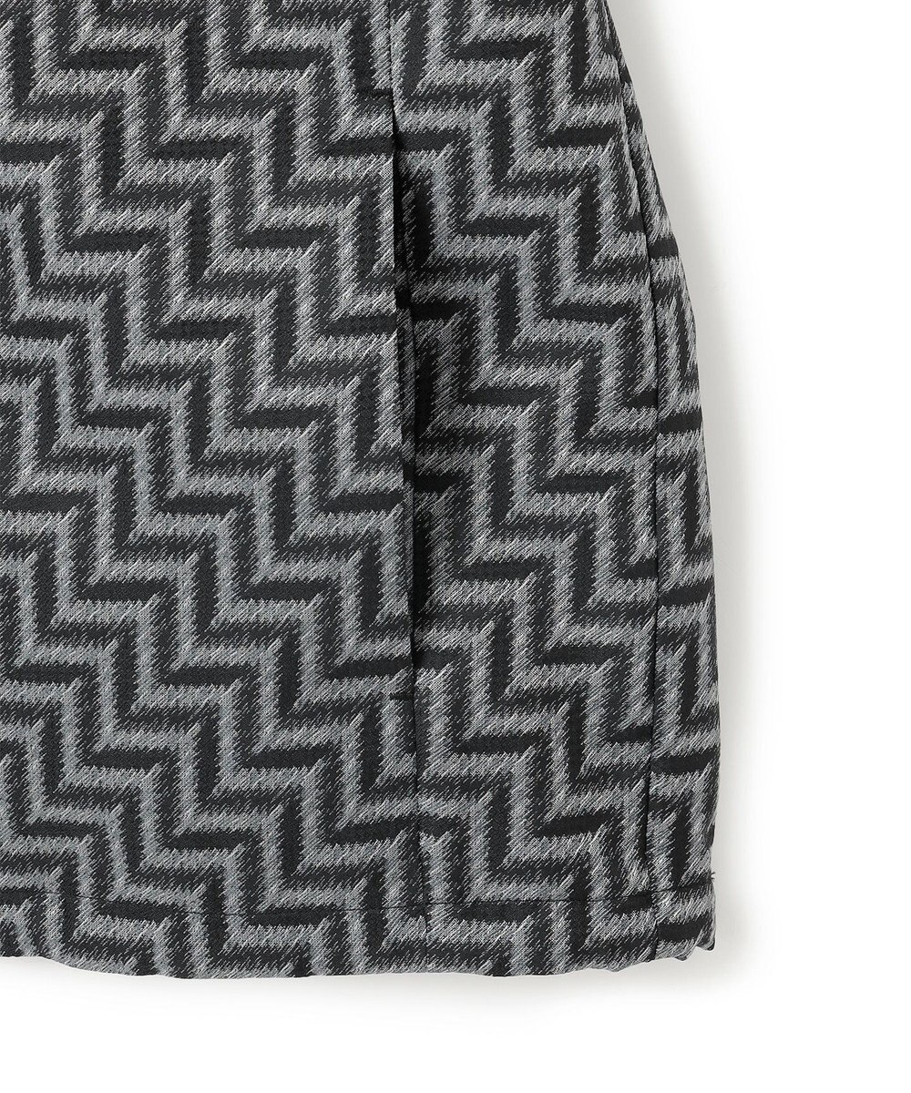 JOSEPH HOMME 【HIGH GRADE LINE】カスリシェブロンジャガード　オープンカラー半袖シャツ 