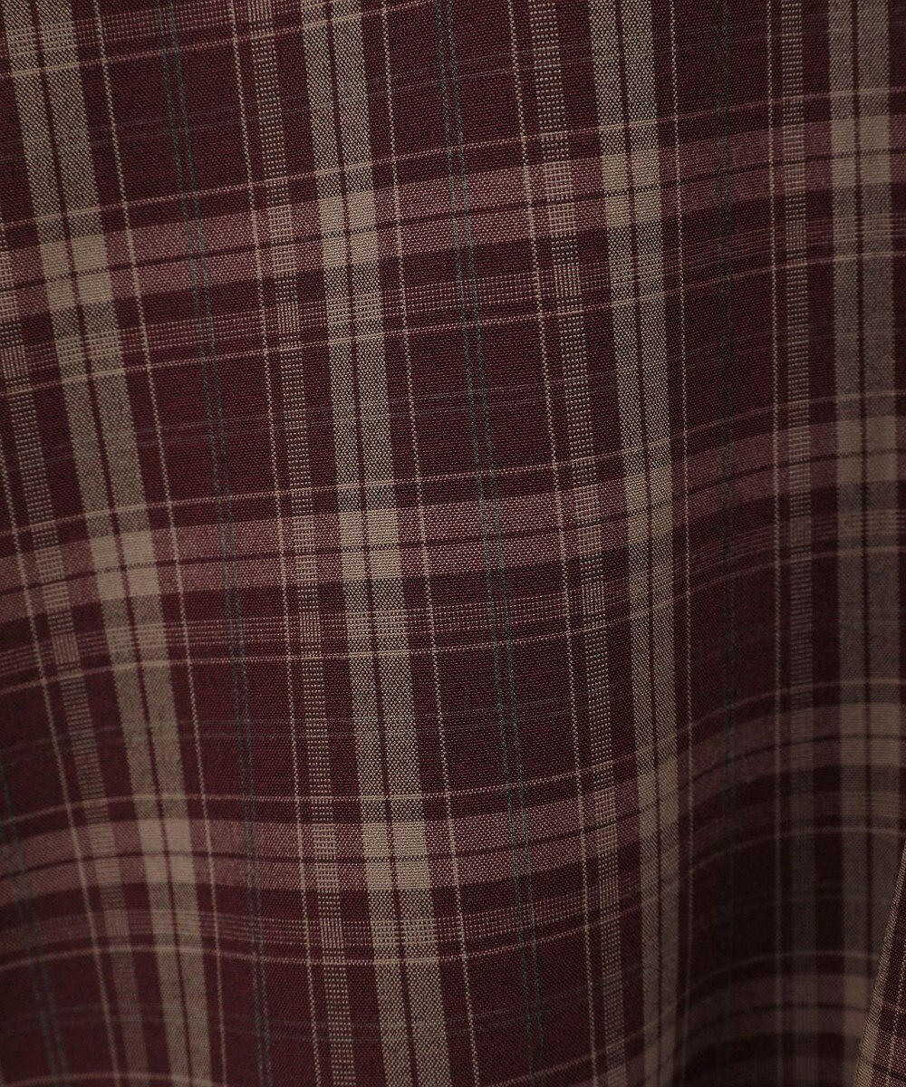 earth music&ecology フーディーチェックシャツ 