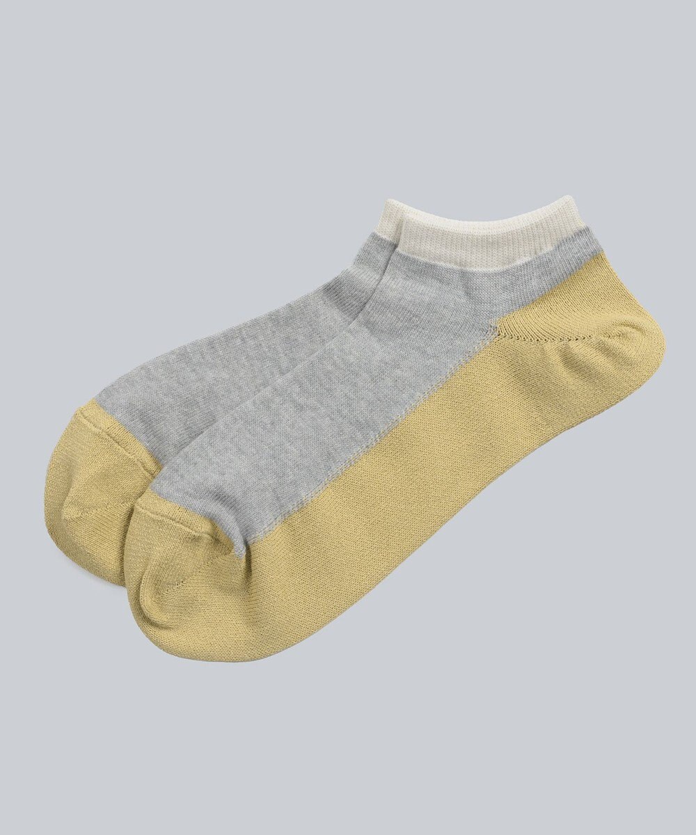 WHITE MAILS 【UNISEX】PAPER  COLOR BLOCK ANKLE ソックス 
