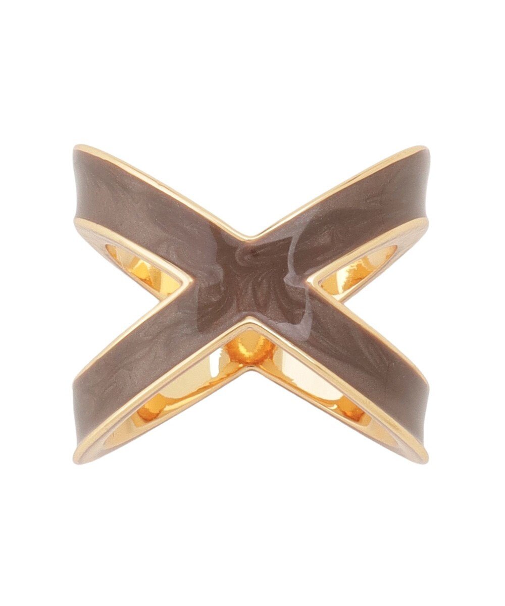 MOONBAT Luna Luce(ルナルーチェ)スカーフリング パール調 Cross Ring お手持ちのスカーフを通すだけ ギフト 