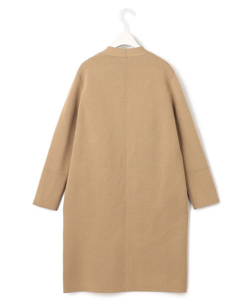 ICB 【洗える】コットンアセテートスムース ロングニットアウター 