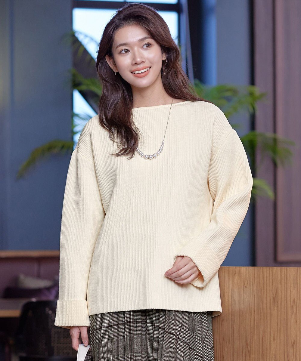 Tiaclasse 【洗える】軽量ワイドスリーブニット 