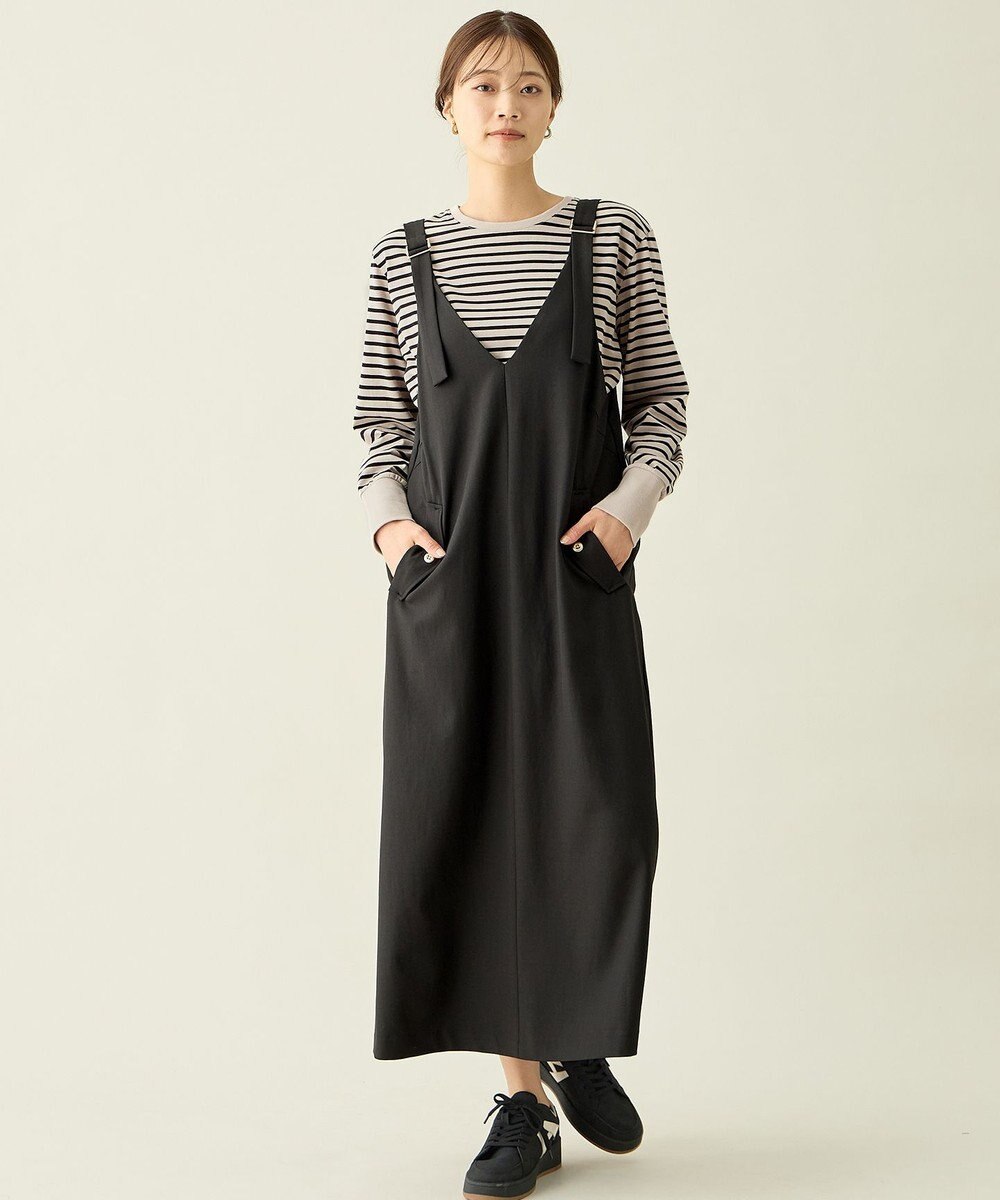 ANY L イージーケアジャンパースカート 