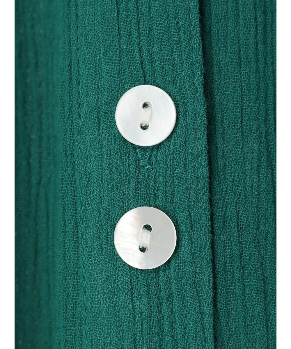 earth music&ecology ノースリーブギャザーワンピース 