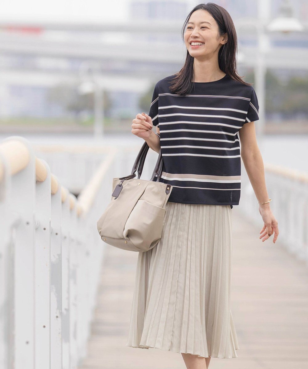 J.PRESS LADIES L ラミータンブラー プリーツ スカート 