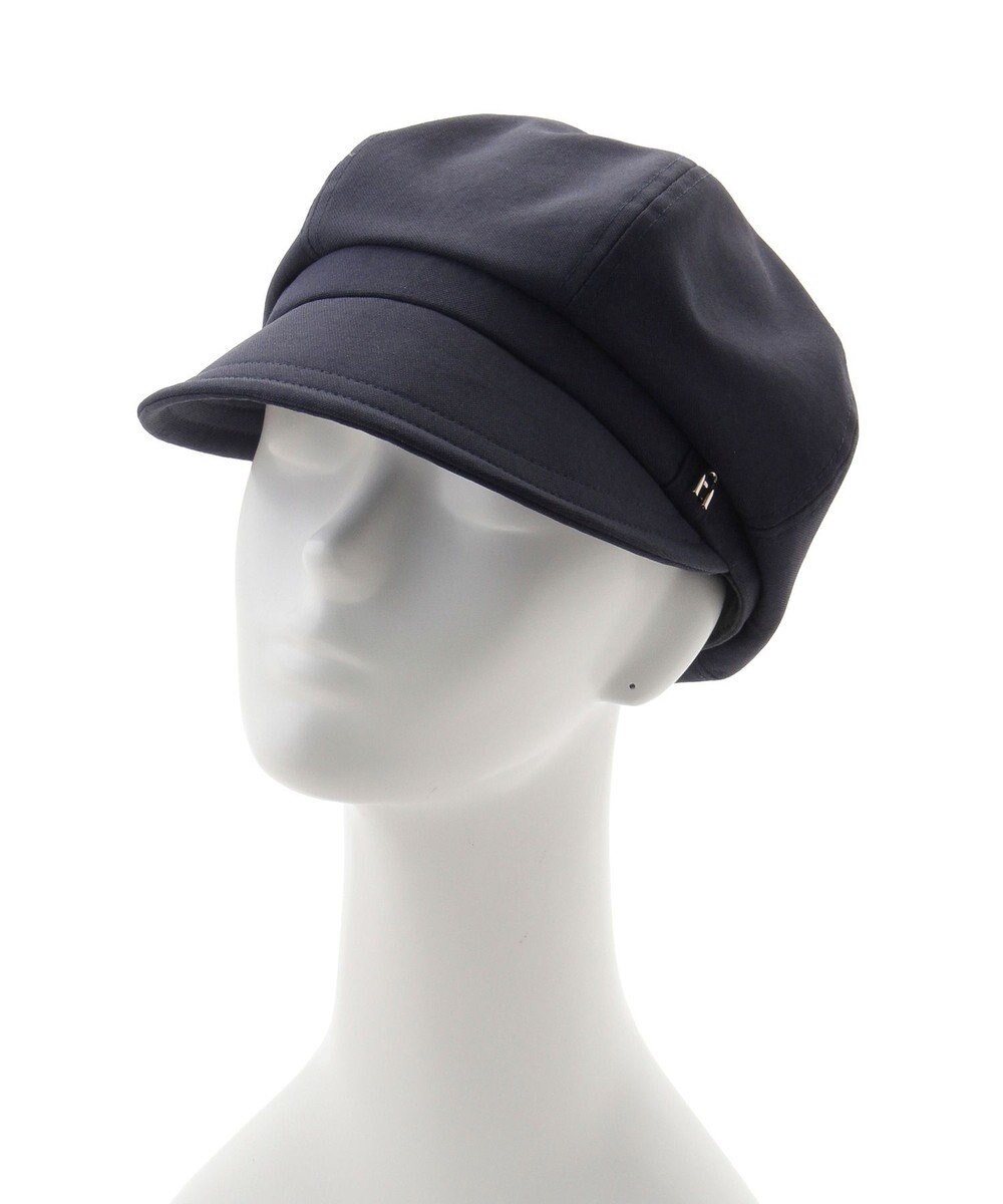 MOONBAT 【遮光100％/遮熱/UVカット】FURLA(フルラ)アーチロゴ キャスケット 帽子 無地 サイズ調整可能/手洗い可能/日本製 