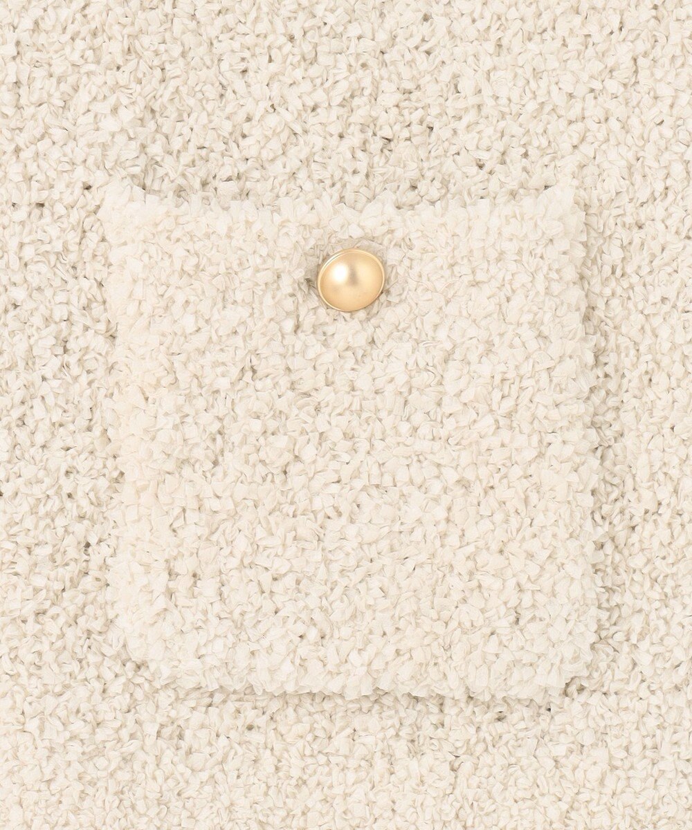 UNFILO テープフリンジニット カーディガン 