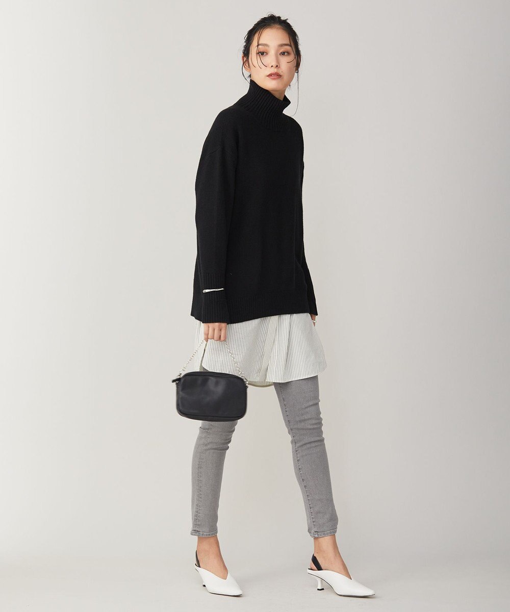 ICB 【洗える】CRySiタイプライター ロングシャツ 