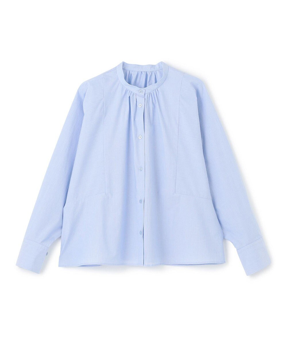 UNFILO 【新色追加】ギャザーワイドシャツ 