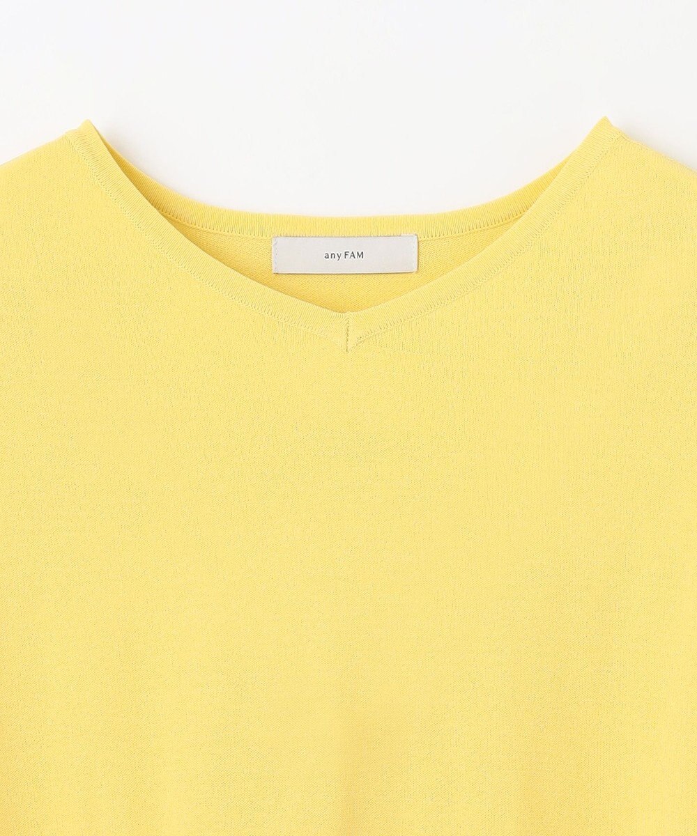 ANY L ハーフスリーブニット 