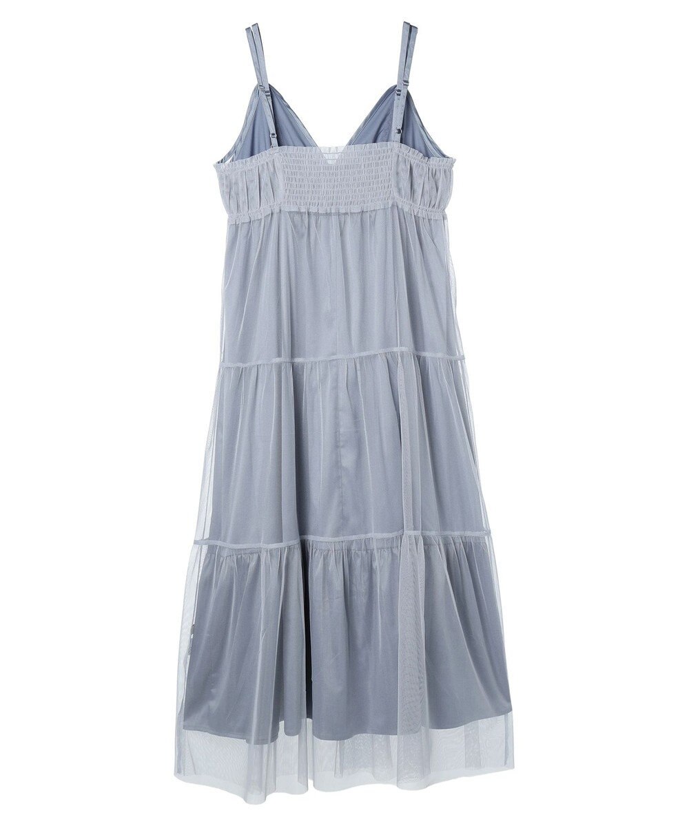 earth music&ecology ＳＥＴ２点ティアードペチドレス＋チュールワンピース 