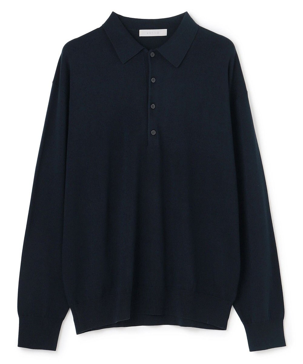 UNFILO MENS 【男女兼用】ソフトサーモ アンチピリングニット ポロ 