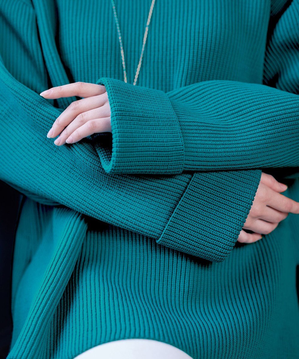 Tiaclasse 【洗える】軽量ワイドスリーブニット 