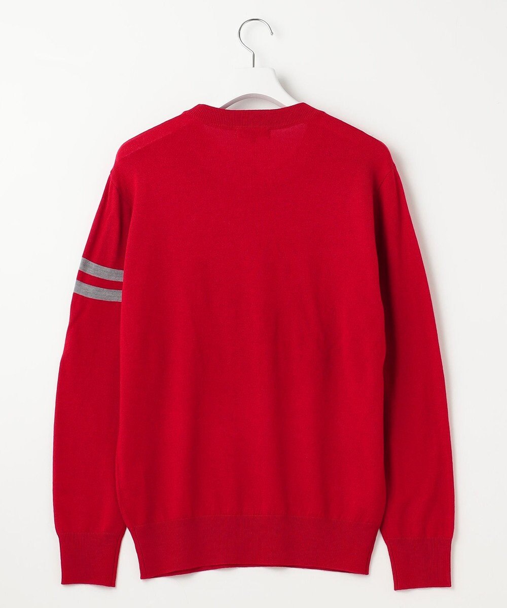 23区GOLF 【MEN】【ウォッシャブル】ウールブレンド ロゴニット 