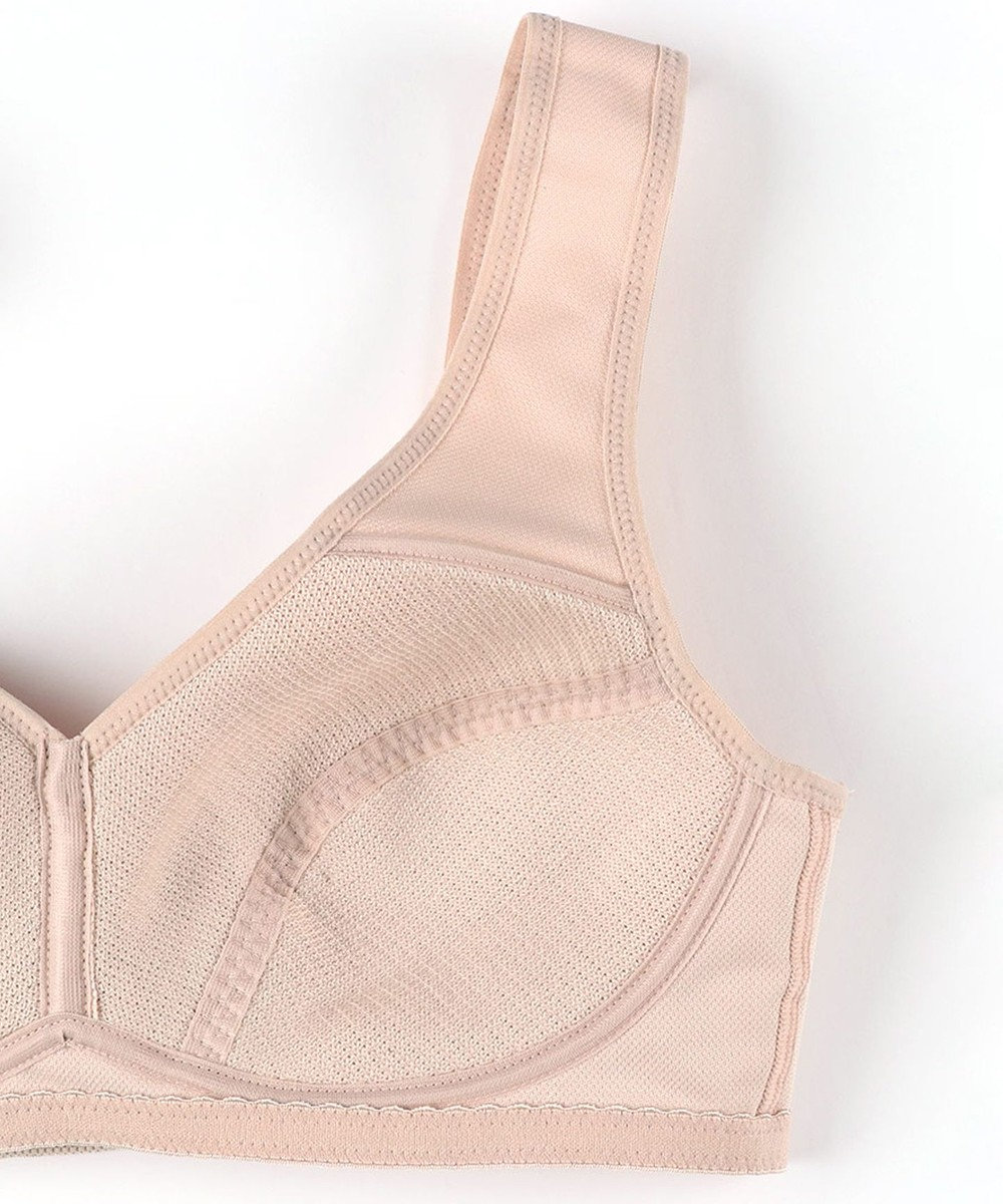 Wing Wing Sports 【ウォーキングブラ】ノンワイヤーブラ 動きやすくてさらりと快適 身生地部は吸汗速乾 カップ肌側はムレにくい NB4033 ウイング／ワコール 