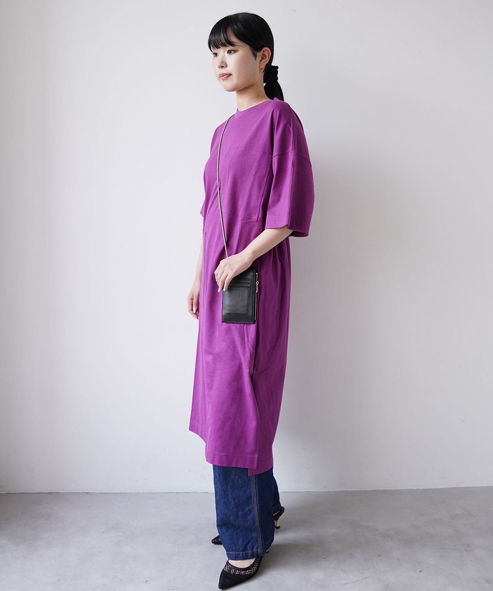 HAAG スマイルコットン SHORT SLEEVE ONEPIECE ワンピース 