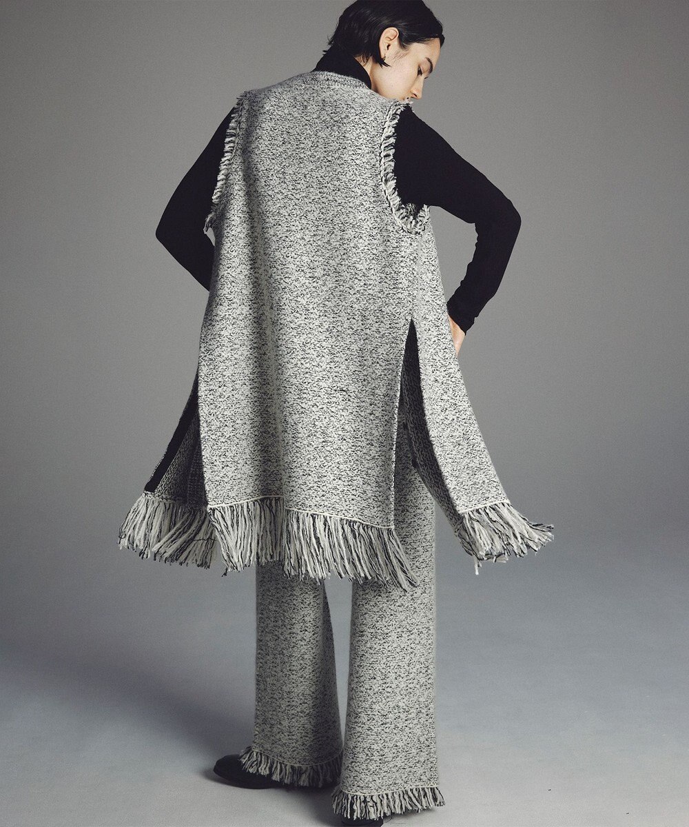 uncrave ツイードニット ジレ 